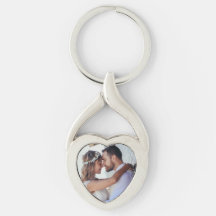 Heart-Shaped Wedding Keychain