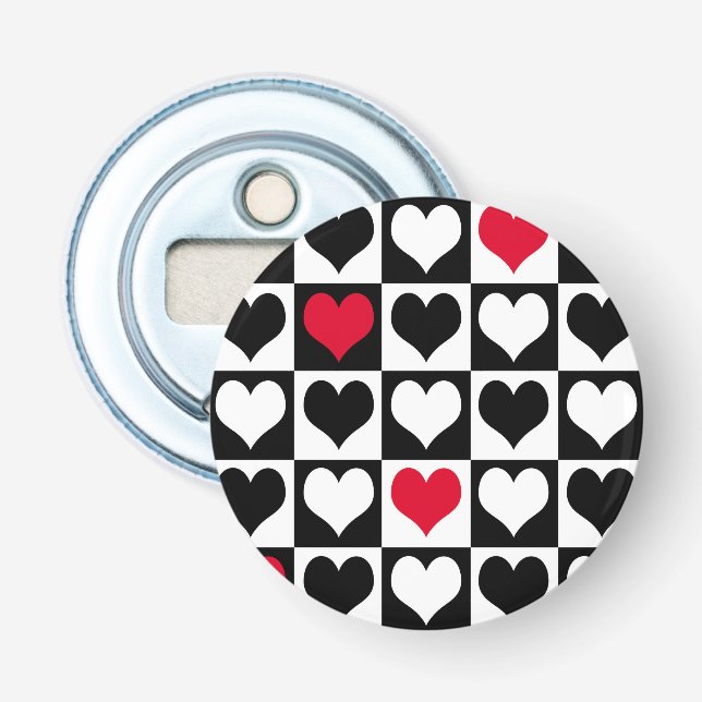 Heart shapes bottle opener (Front)