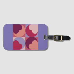 Heart Shapes Luggage Tag