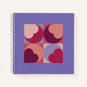 Heart Shapes Notebook