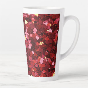 Heart Shapes Texture-20622 Latte Mug