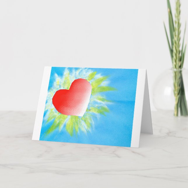 Heart shine card (Front)