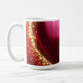 Heart shiny glitter background Mug