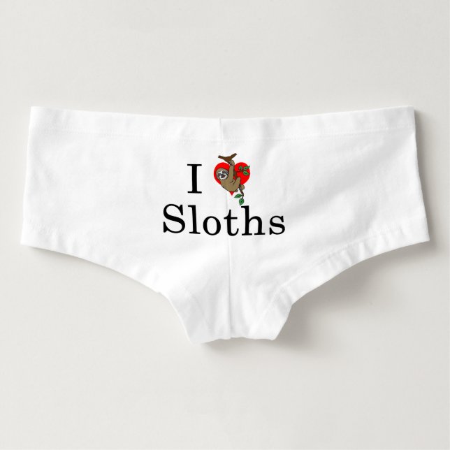 Heart Sloth Underwear (Back)