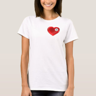 Heart Socket Plug Pair Love Gift Couples T-Shirt