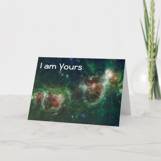 heart & soul romantic nerdy valentine card (Front)