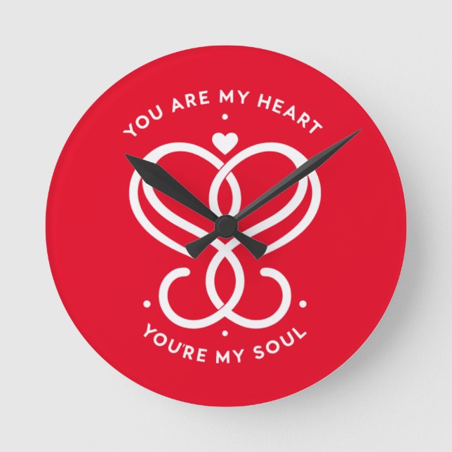 Heart &Soul  Round Clock (Front)