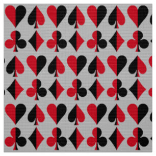 Heart Spade Diamond Club Fabric
