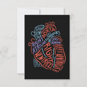 Heart Specialist Anatomy Doctor Medical Biology Card