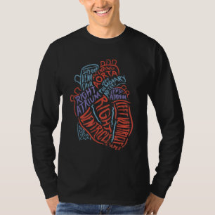 Heart Specialist Anatomy Doctor Medical Biology T-Shirt