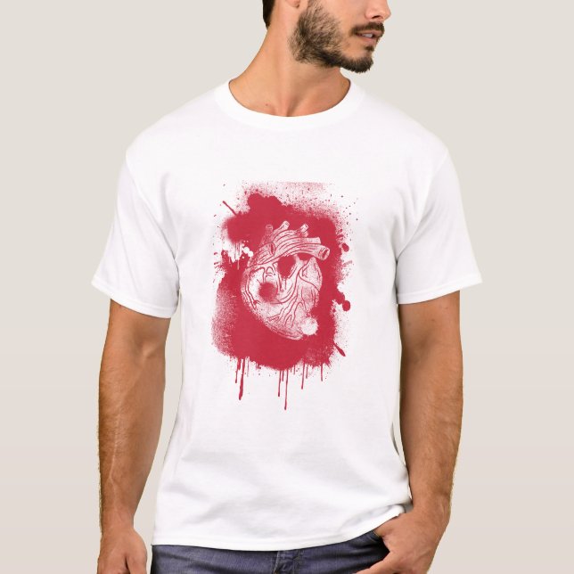 Heart Splatter T-Shirt (Front)