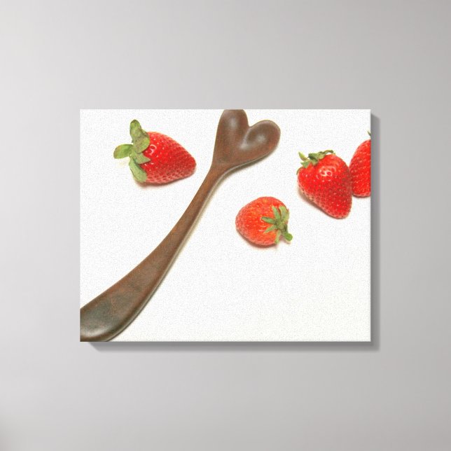 Heart spoon wrapped canvas (Front)