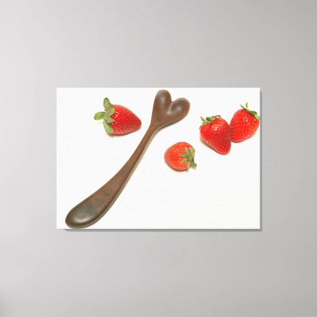 Heart spoon wrapped canvas (Front)