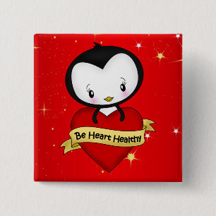 Heart- Square Button