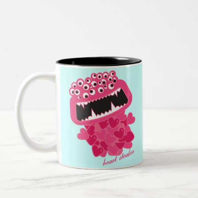 Heart Stealer Two-Tone Coffee Mug (Left)