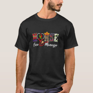 Heart Stethoscope Nurse Case Manager Cinco De Mayo T-Shirt