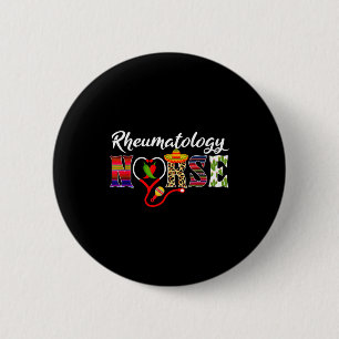 Heart stethoscope rheumatology nurse cinco de mayo 2 inch round button