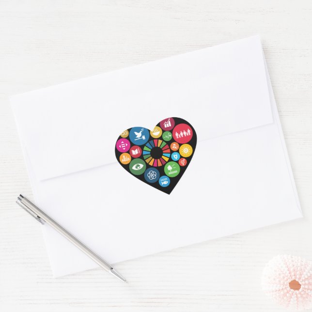 Heart Sticker  (Envelope)