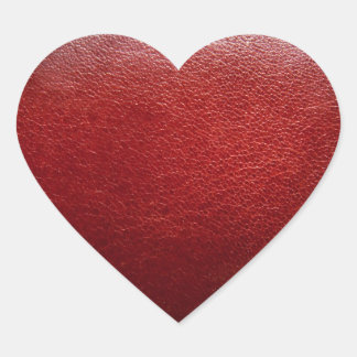 heart sticker leather