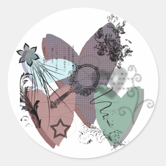 Heart Stickers (Front)