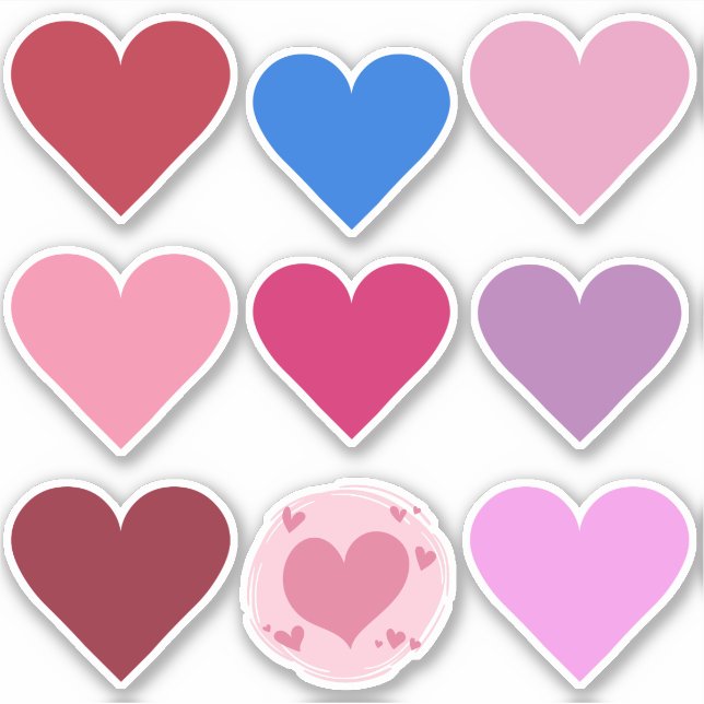 Heart stickers (Front)