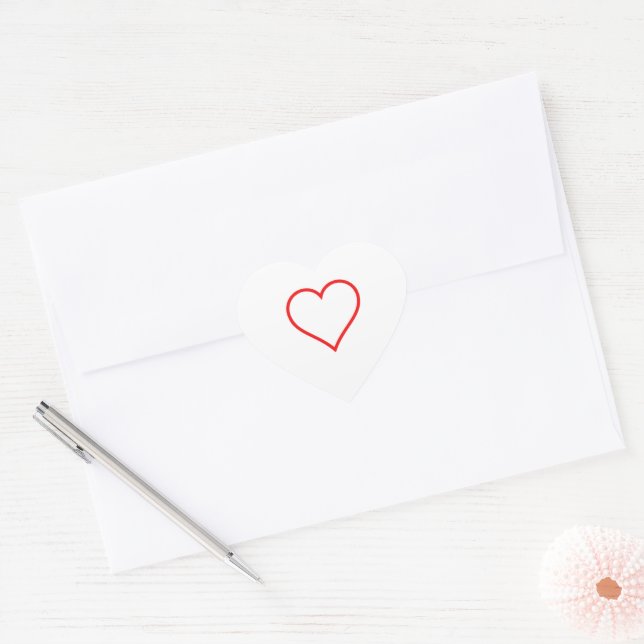  Heart Stickers  (Envelope)