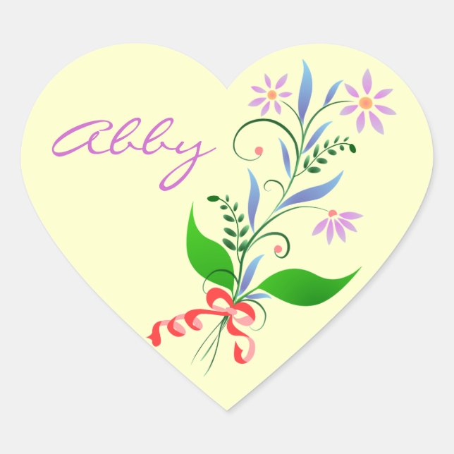 Heart Stickers for Abby (Front)