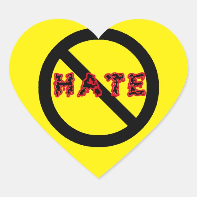 Heart Stickers for Laptops Cell Phone Skateboards (Front)