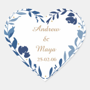 Heart Stickers, Glossy Heart Sticker