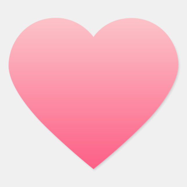 Heart Stickers Pink Gradient (Front)