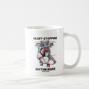 Heart-Stopping Rhythm Inside (Anatomical Heart) Coffee Mug