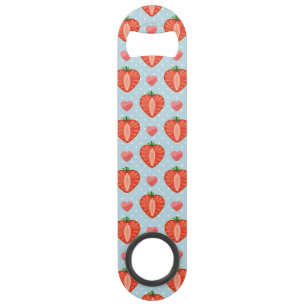 Heart Strawberries with Polka Dots And Hearts Bar Key
