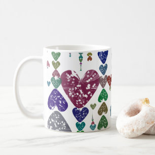 Heart strings coffee mug