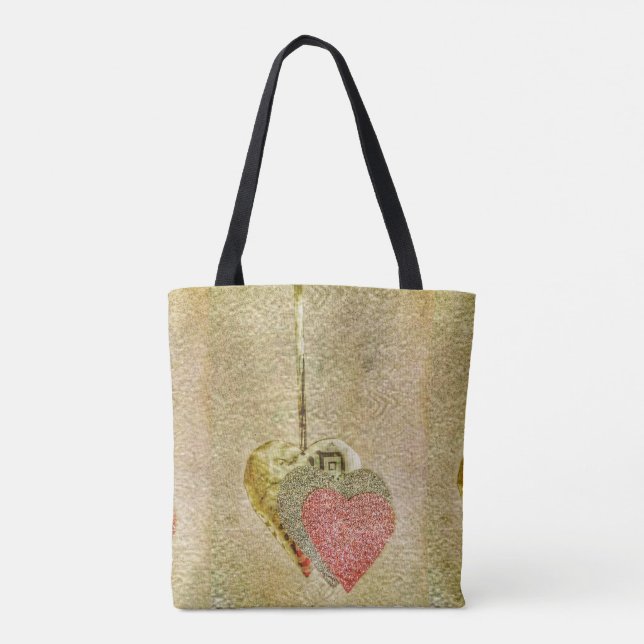 Heart Strings Tote Bag (Back)