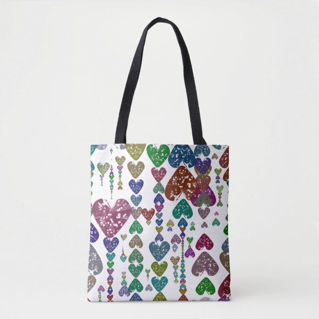 Heart strings tote bag (Front)