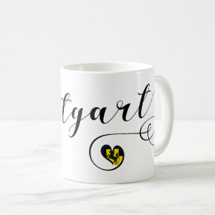 Heart Stuttgart, Baden-Württemberg, Germany Coffee Mug
