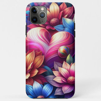 Heart & Sunflowers Phone Case