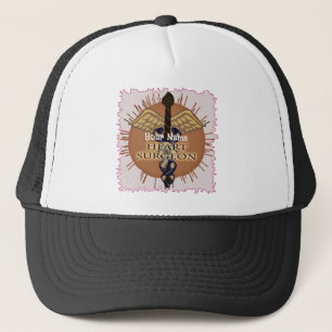 Heart Surgeon Caduceus Trucker Hat