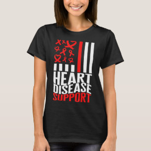 Heart Surgery Heart Disease Support CHD Awareness  T-Shirt