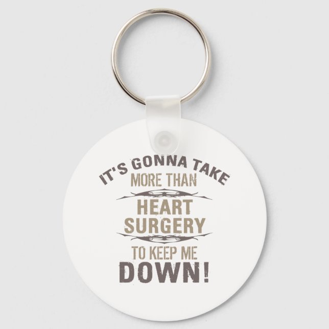 Heart Surgery Humour Keychain (Front)