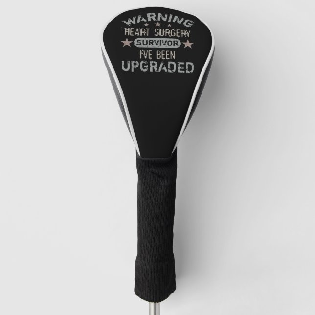 Heart Surgery Humour Upgraded Golf Head Cover (Front)