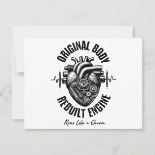 Heart Surgery Original Body Rebuilt Engine Runs Li Invitation