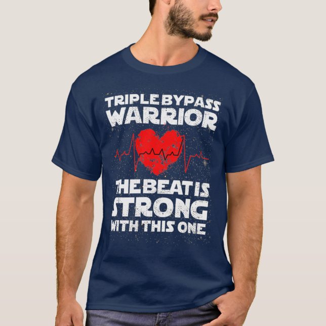 Heart Surgery Recovery Gift For Triple Bypass T-Shirt (Front)