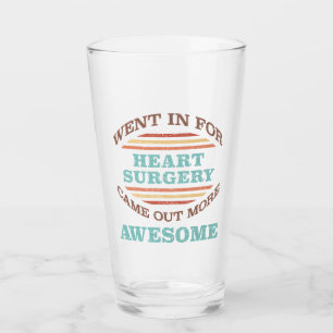 Heart Surgery Recovery Humour Glass