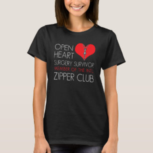 Heart Surgery Zipper Club Member T-Shirt