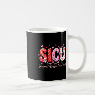 Heart Surgical Intensive Care Unit Valentines Day Coffee Mug