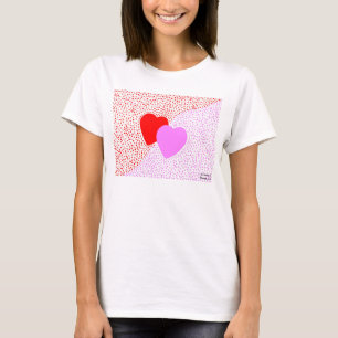Heart Surprise Women's White T-Shirt