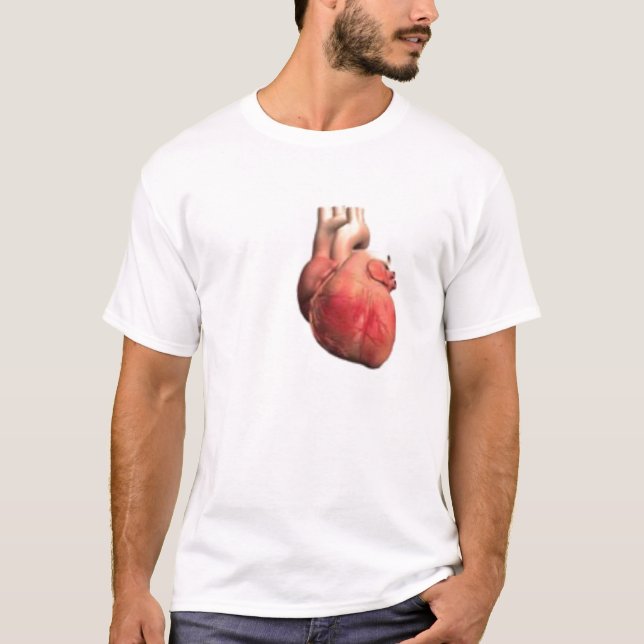 Heart T Shirt - Front and Back (Front)