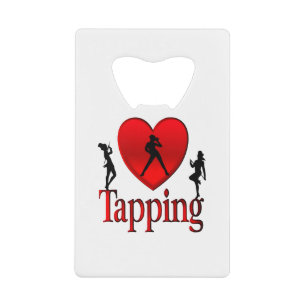 Heart Tap Dance Credit Card Bottle Opener