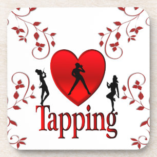  Heart Tap Dance Design Coaster
